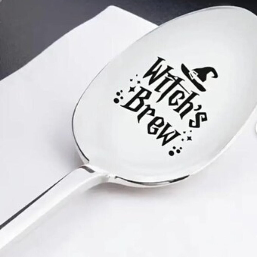 Witch's Brew Stainless Steel Long Spoon